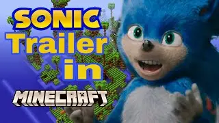 Sonic The Movie Trailer in Minecraft