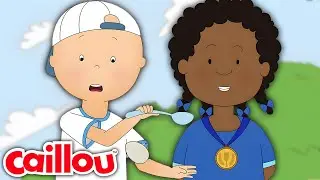 Caillou on Sports Day | Caillou's New Adventures | Season 3: Episode 19