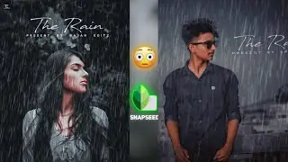 New Snapseed Rain Photo Editing Trick | Snapseed Photo Editing [ Samu Editz ]