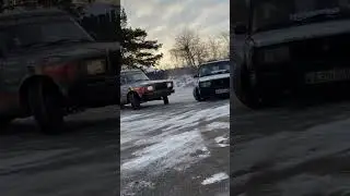 Природа удивительна, засняли  Поцелуй двух жигулей. #