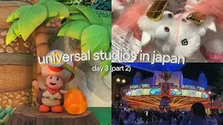 🏰 universal studios in japan '22 (part 2) | Yoshi ride, jaws, jjk, gift shops, rides
