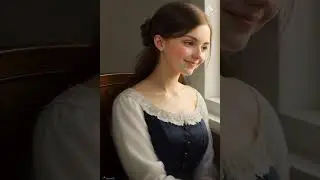 Victorian Teen Girl created in PixVerse AI