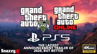 GTA V and GTA Online Deserved a PS5 Trailer in 4K 60FPS