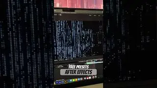 New After Effects presets, Digital Particles FX for adobe After effects, free Download! Link in Desc