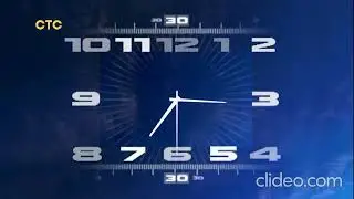 ЧАСЫ ПЕРВОГО КАНАЛА С ЛОГОТИПОМ СТС 2024 ГОД