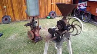 moteur bruneau avec moulin a farine