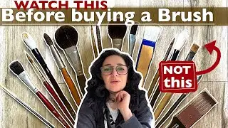 Watercolour BRUSHES: All you NEED TO KNOW Tutorial for Beginners Which 1 will solve your problems?