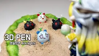 How to make a Arknights Bubble Dragon diorama ✧₊˚