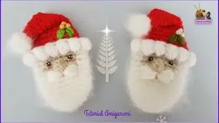 Tutorial amigurumi - Broche Papá Noel / Santa Claus