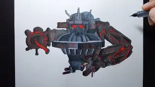 how to draw astro juggernaut sad in skibidi toilet 75