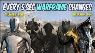 Every 5 Sec Warframe Changes Part 3🤔 All Warframe Locations 2013 - 2024