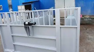 Трап тележка ТТ-4 с лебедкой и прорезиненным полом