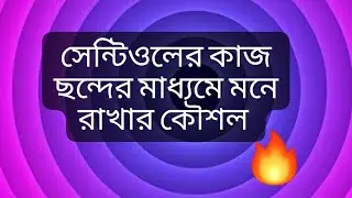 সেন্টিওলের কাজ মনে রাখার সহজ কৌশল