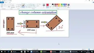 Column Orientation in etabs