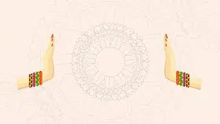 Namaste Hand - Girl Hand Namaste
