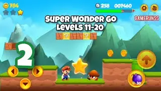 Super Wonder Go: Maro Bros - Gameplay Walkthrough Android Part 2 - Levels 11-20