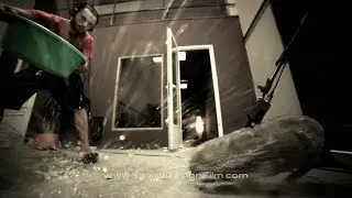 Sound effects recording small water splashes