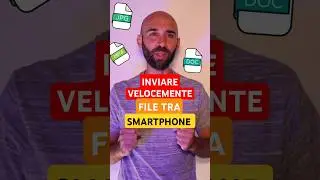 Inviare velocemente qualsiasi tipo di file tra smartphone (senza usare la connessione dati) #shorts