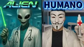 👽Médico ALIEN vs Médico HUMANO🧑‍⚕️