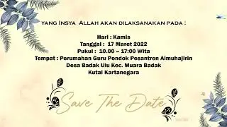 Undangan Walimatul Urs'