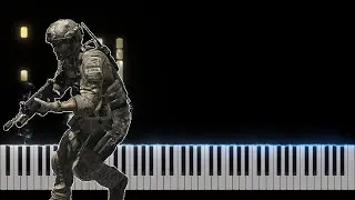 Call Of Duty Modern Warfare 2 End Credits - Piano Tutorial [Nivek.Piano]