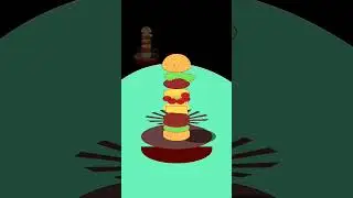 Motion Design of a Burger in 2d.