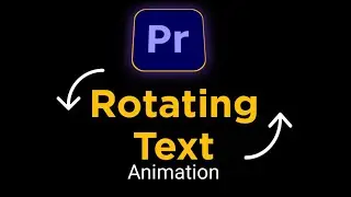 Rotating Text Animation in Adobe Premiere Pro | Rotation  Animation in Premiere Pro | Noori Services