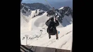 Зиплайн на Красной поляне. Высота 2300м
