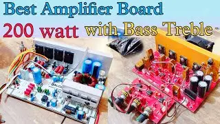 TTC 5200 TTA 1943 new amplifier 200watt with Bass Treble Board|| 2sc5200