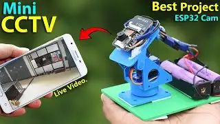 I Built Dual Axis Mini CCTV Camera using ESP32 Cam | IOT Based Science Project