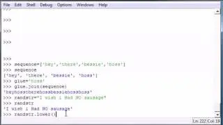 Python Programming Tutorial Series From scratch (18 Cool String Methods) | Tutorials point