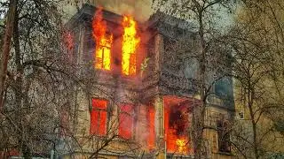 Building on Fire Structure Collapse Sound Effect