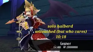 Solo Halberd vs Gegner ??? lvl 400 - Toram Online