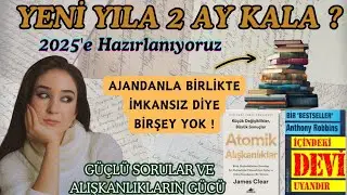 Yeniyıl Hedeflerine Hazırlık #2025 'e Girmeden #ajanda İle Neler Başarabilirsin? Cevabı Videomda 📚