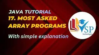 Most Asked Array Programs in Java | Important Java Array Programs for Interviews | Java Tutorial