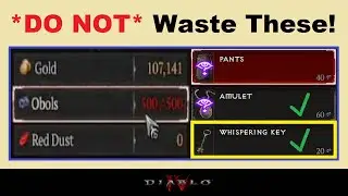 *DO NOT* Waste These Early in D4!.. (Buy Some Keys & ~AVOID~ Gloves + Pants)  [Diablo 4 / Diablo IV]