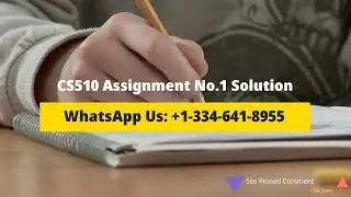 CS510 Assignment No. 1 Solution Spring 2024