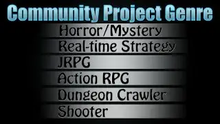 [Eng] COMMUNITY PROJECT GENRE VOTING