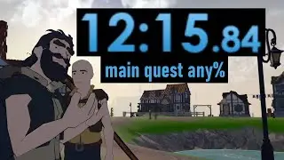 Gedonia speedrun main quest any% 12:15 (obsolete patch)