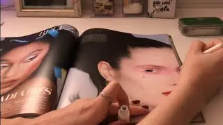 ASMR MAQUIANDO A REVISTA