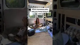 Can’t stop won’t stop!🚐 Honestly house life feels too stagnant for us. #vanlife #vanconversion #diy