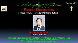 25 1 phase full bridge inverter with R and RL load