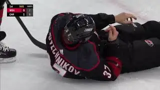 Ovechkin knocked out Svechnikov with one blow
