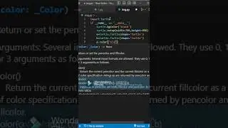 Python turtle graphic design🥰||Python coding status😍