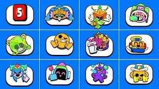 NEW ANIMATED PINS, ICONS & SPRAYS | Brawl Stars