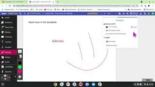 Student Submit Work in Kami