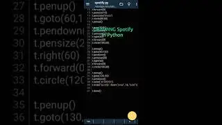 Drawing Spotify in python ❤️ 