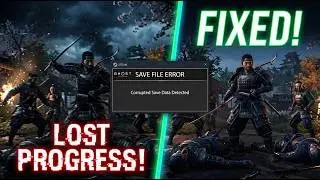 How to Fix Ghost of Tsushima Save Data Lost After Power Outage by Deleting Latest Save File ✅