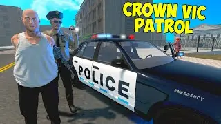 POLICE CROWN VIC PATROL - POLICE FLASHING LIGHTS GAME