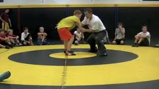 Arm Drag Inside Foot Hook - Cary Kolat Wrestling Moves
